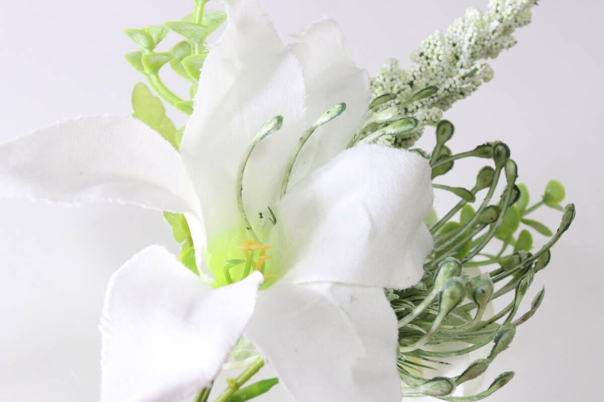 リリーピンクッションブーケ　ユリ