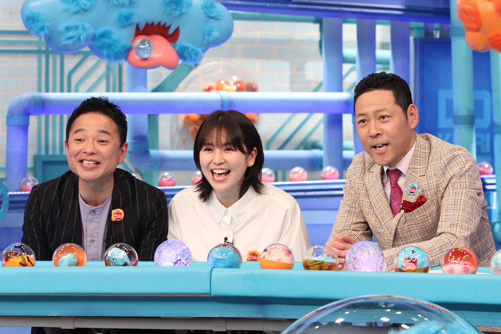 恵俊彰、長澤まさみ、東野幸治（C）フジテレビ