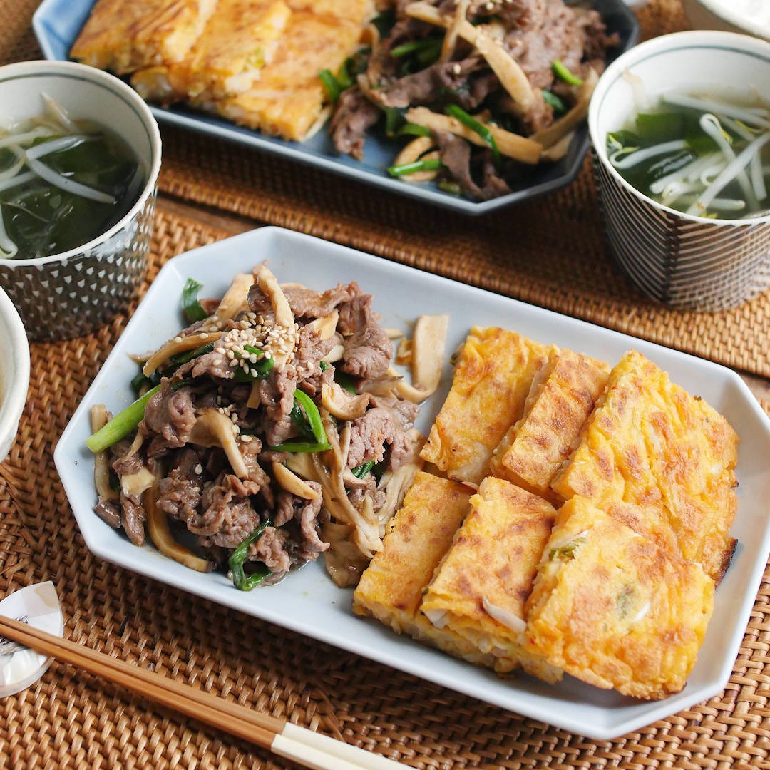 【30分で毎日定食】包丁いらず!きのこたっぷりプルコギ定食