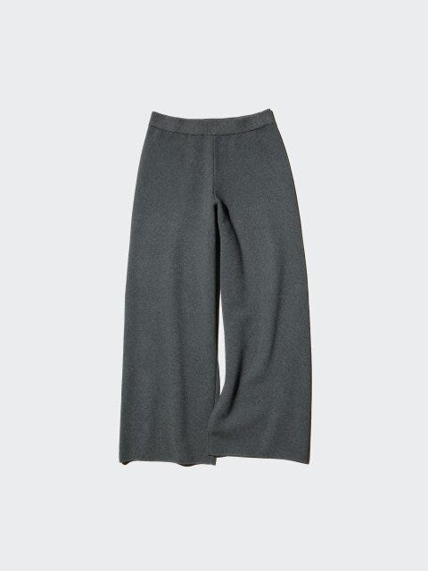 ウォッシャブルミラノリブパンツ 2025ユニクロ冬女性おすすめウォッシャブルミラノリブパンツ