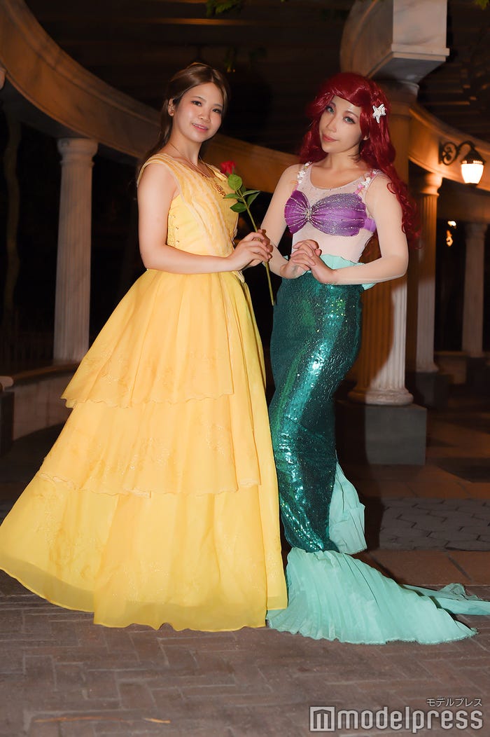 ふいお(ベル※実写版)、しゃけ(アリエル) (C)モデルプレス(C)Disney