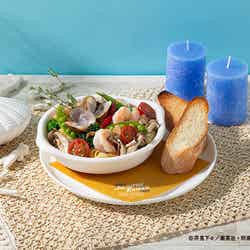 【七海建人】好物のアヒージョパスタ&バゲット1890円(C)芥見下々/集英社・呪術廻戦製作委員会