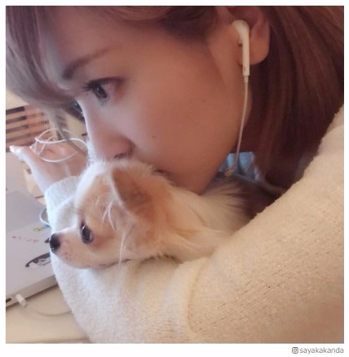 神田沙也加、愛犬と「顔が似てきた」と話題に