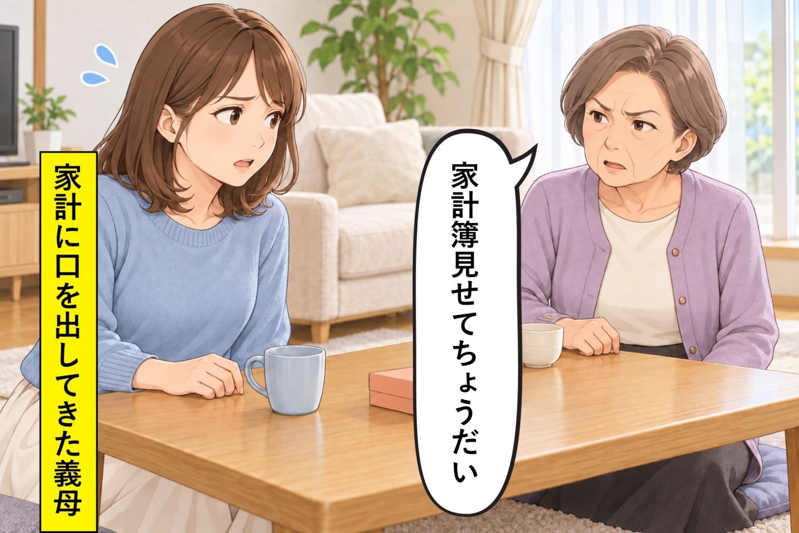 義実家で家を買う話をしたら→「家計簿見せてちょうだい」義母が家計に口を出してきた