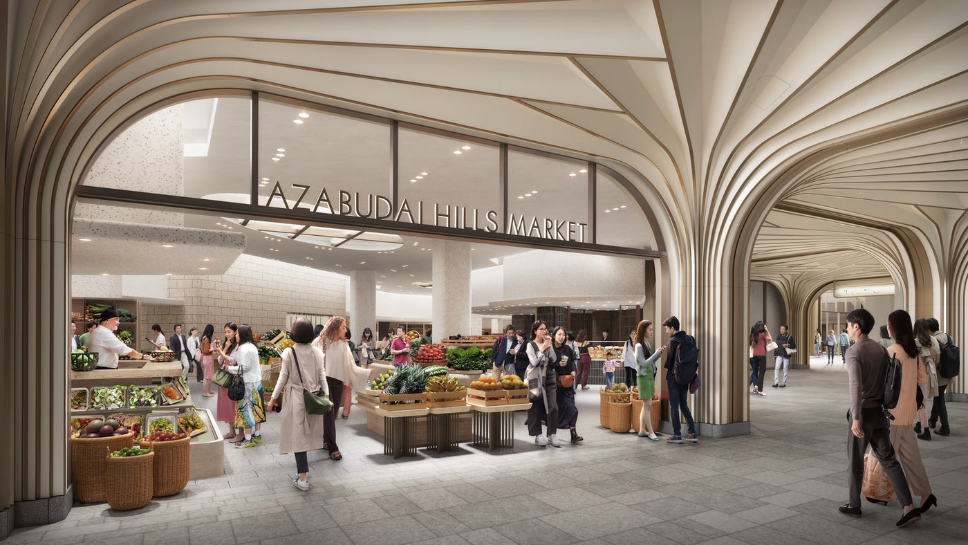 フードマーケット(C)DBOX for Mori Building Co., Ltd. - Azabudai Hills