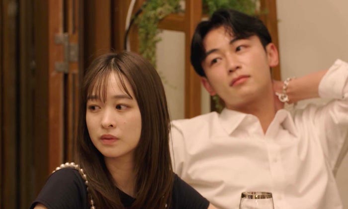 海津雪乃、水野友貴「LOVE CATCHER Japan」第7話(C)CJ ENM CO., LTD. All Rights Reserved(C)AbemaTV,Inc.