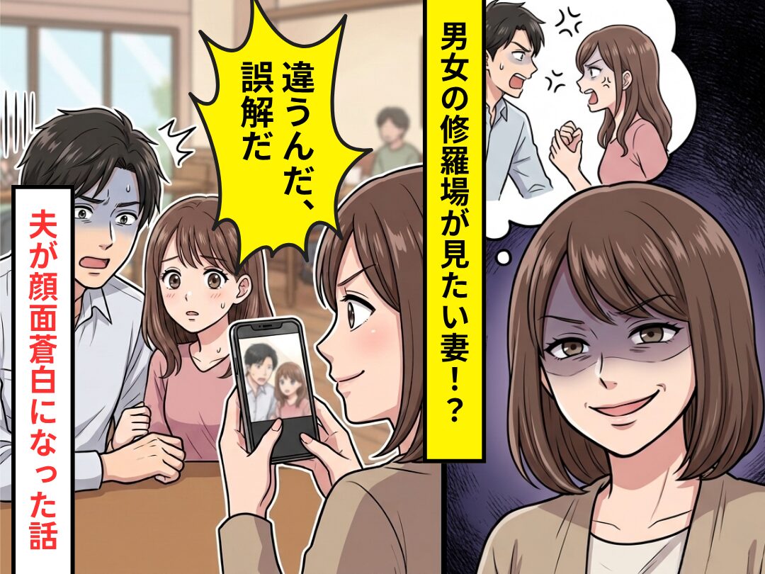 【男女の修羅場】が見たい妻！？妹と手を組んだ結果⇒「違うんだ、誤解だ」夫が顔面蒼白になった話