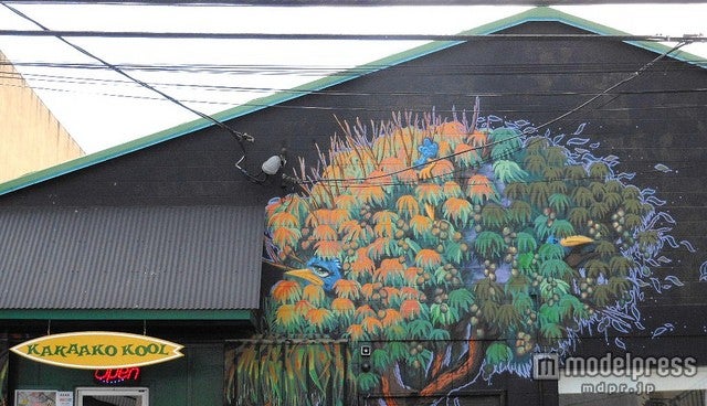 街角のウォールペイント／photo by mikecogh