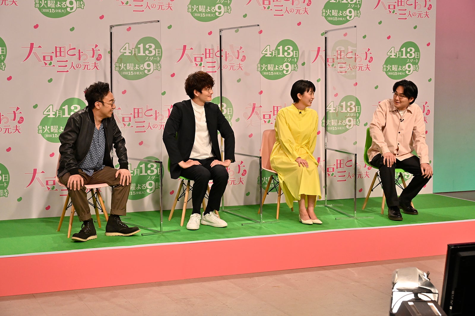 角田晃広、岡田将生、松たか子、松田龍平 （C）関西テレビ