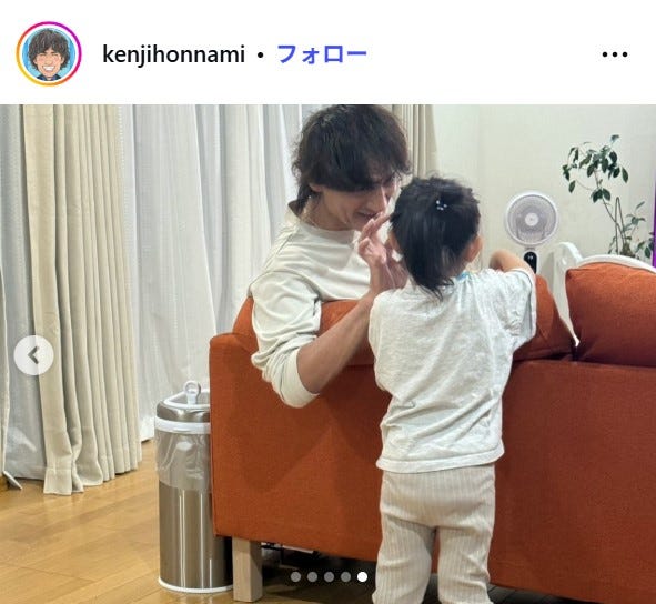 本並健治Instagramより