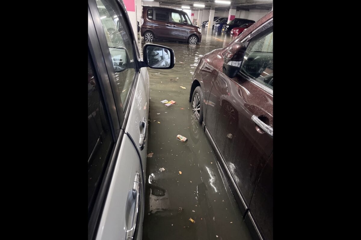 冠水車・浸水車・水害