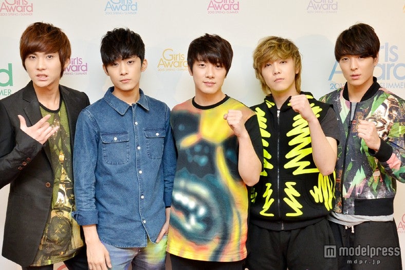 FTISLAND（左から）ソン・スンヒョン、イ・ジェジン、チェ・ミンファン、イ・ホンギ、チェ・ジョンフン