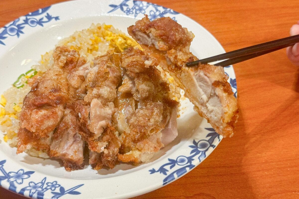 バーミヤン「台湾大からあげチャーハン」