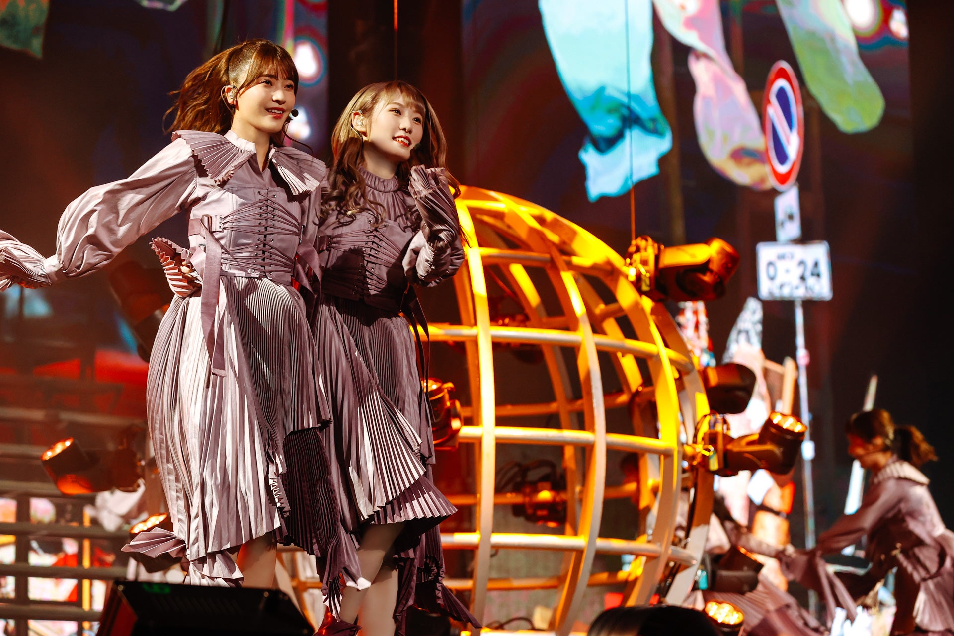 大沼晶保、小池美波／櫻坂46「1st YEAR ANNIVERSARY LIVE」（C）上山陽介