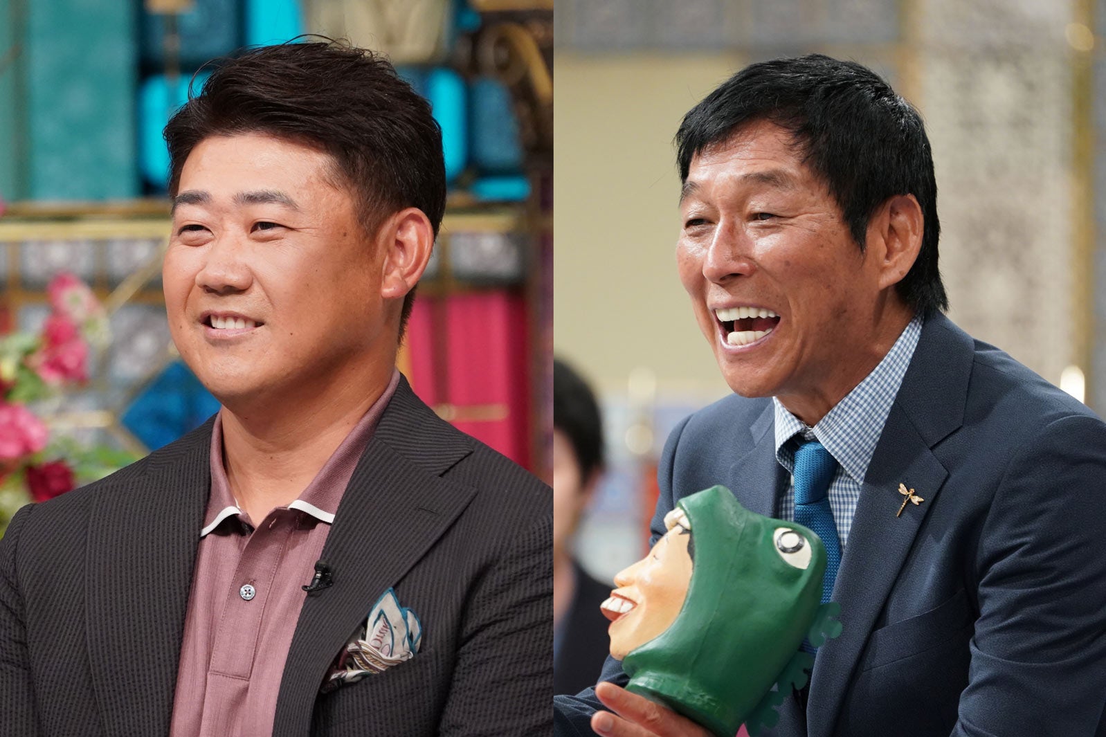 松坂大輔、明石家さんま（C）日本テレビ