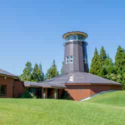 「沢スギ自然館」の最上階は展望台になっています/提供画像