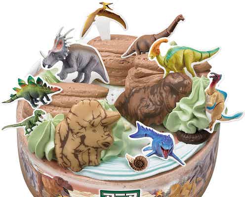 【サーティワン新作メニュー】「アニア きょうりゅうケーキ」人気玩具のきょうりゅうがアイスケーキ初登場