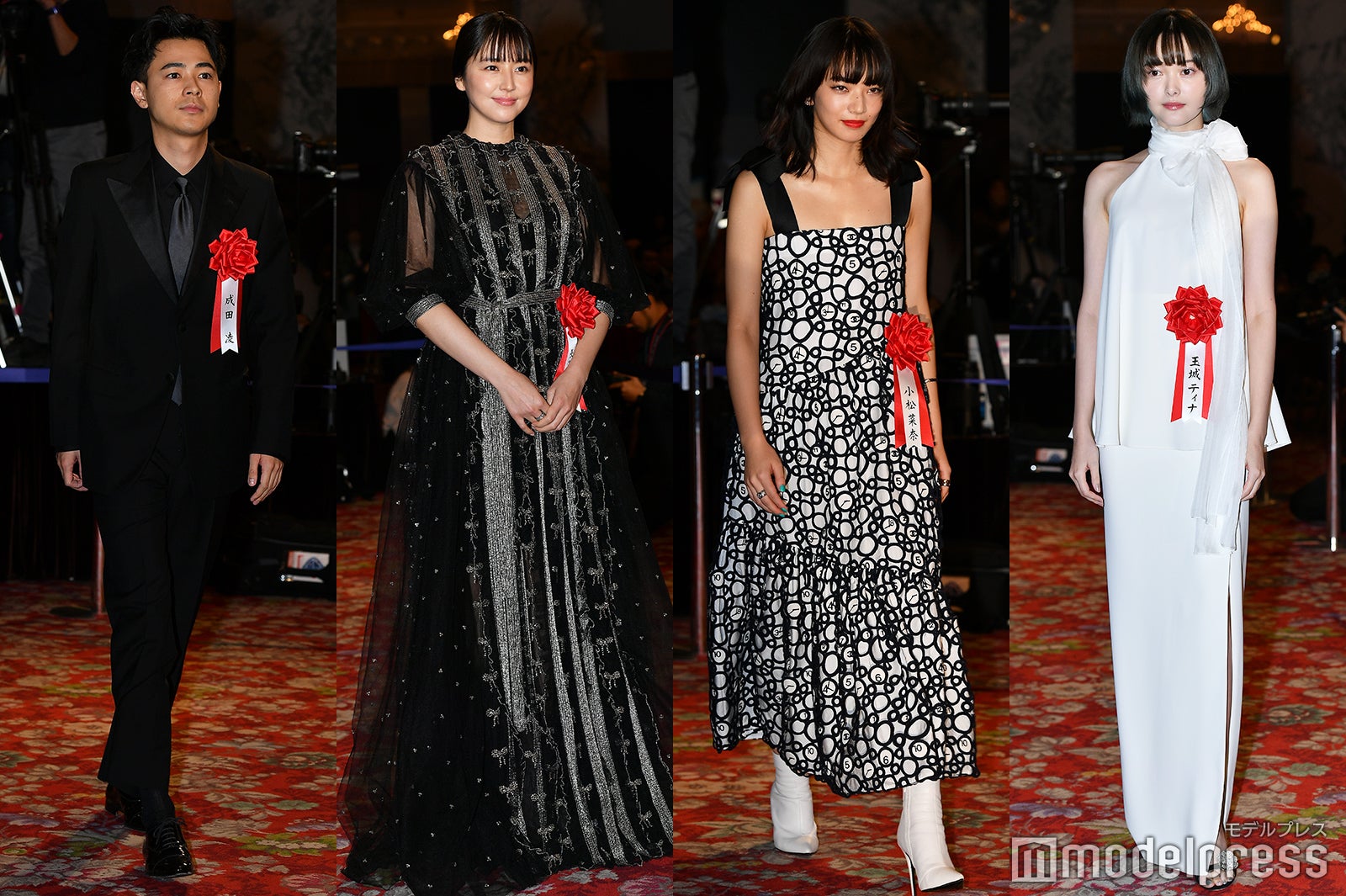 成田凌、長澤まさみ、小松菜奈、玉城ティナ （C）モデルプレス