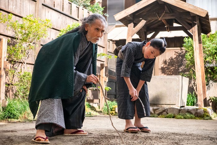 片岡鶴太郎、渡邉斗翔「べらぼう~蔦重栄華乃夢噺~」第18話(C)NHK