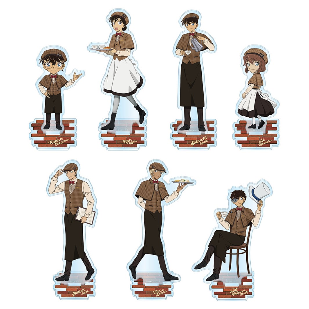 ＜DINER UNIFORM vol.1＞アクリルスタンド（全7種） 税込各1,650円（C）青山剛昌／小学館・読売テレビ・TMS 1996