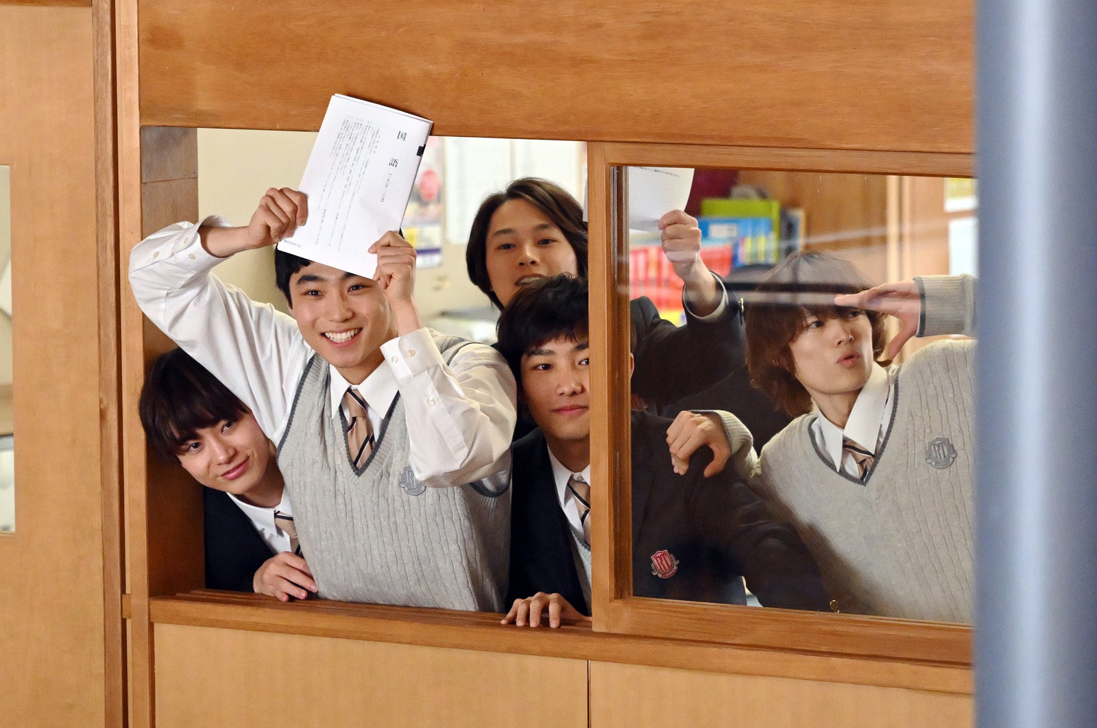 豊田裕大、八村倫太郎、青山凌大、山田健人、窪塚愛流「御上先生」第9話（C）TBS