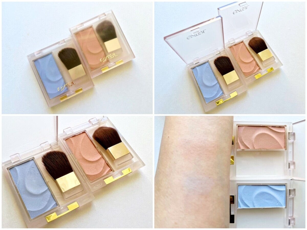 斬新なブルーのチークで透明感アップ！