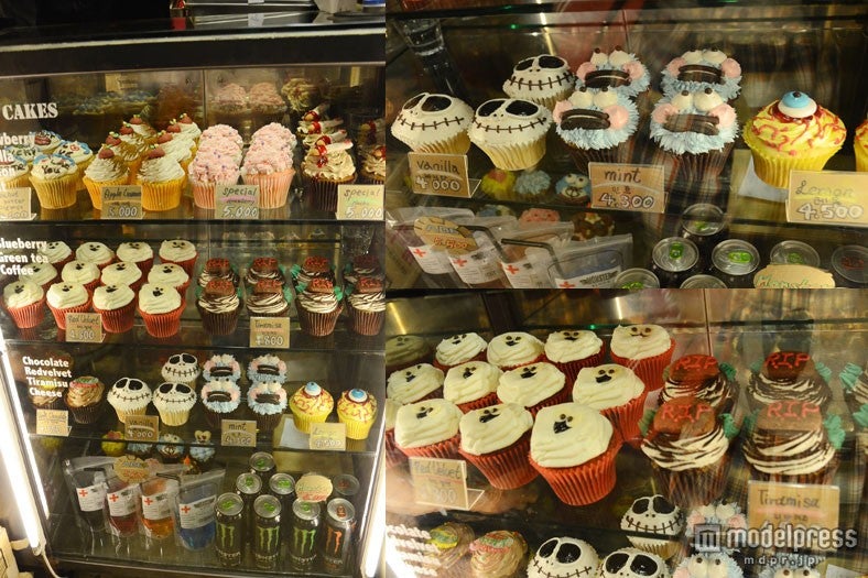 カップケーキのショーケース