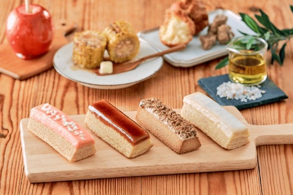 【無印良品】りんご飴、焼きとうもろこしバターなど「みんなでつくるバウム」企画から生まれたバウム4種を期間限定で発売