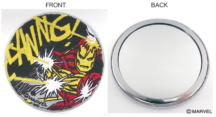 MARVEL/ラウンドミラー(税抜き¥1800)(C)Marvel2015