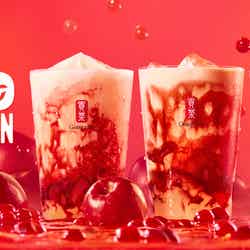 りんごとクランベリー ミルクティー/ティーエード/ジェラッティー(提供写真)