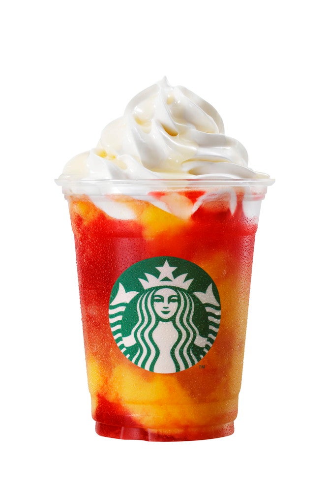 FUKUSHIMA「福島 いろどりフルーツだっぱい フラペチーノ」／画像提供：スターバックス コーヒー ジャパン