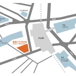 東急プラザ渋谷マップ／提供画像 （C）モデルプレス