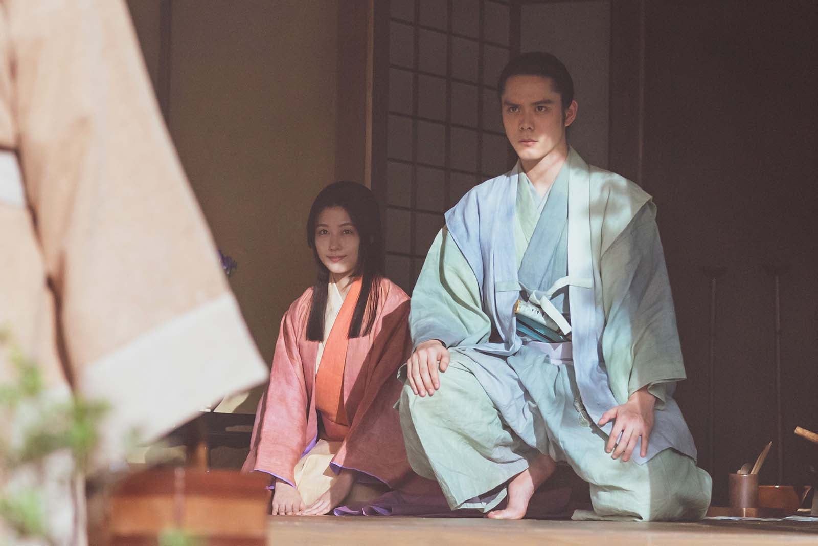 有村架純、細田佳央太「どうする家康」（C）NHK