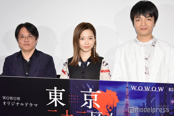 長江俊和監督、岡山天音、島崎遥香 (C)モデルプレス