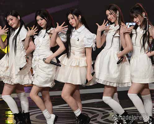 ILLIT「レコ大」新人賞受賞 韓国航空機事故受け喪章着用でパフォーマンス【第66回輝く!日本レコード大賞】