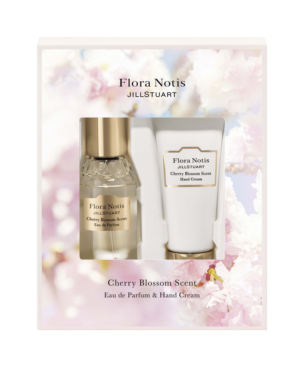「チェリーブロッサム オードパルファン＆ハンドクリーム」（C）Flora Notis JILL STUART