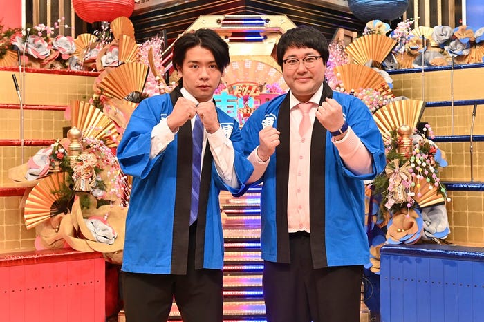 マヂカルラブリー野田クリスタル、村上(C)TBS