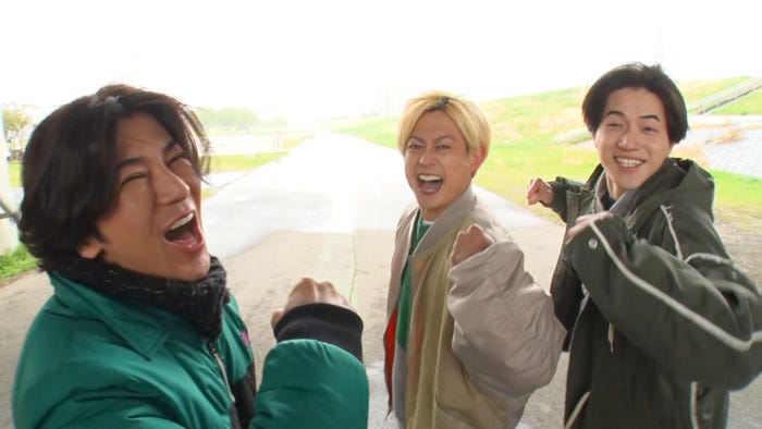 武田真治、塚田僚一、岩崎大昇(C)TBS