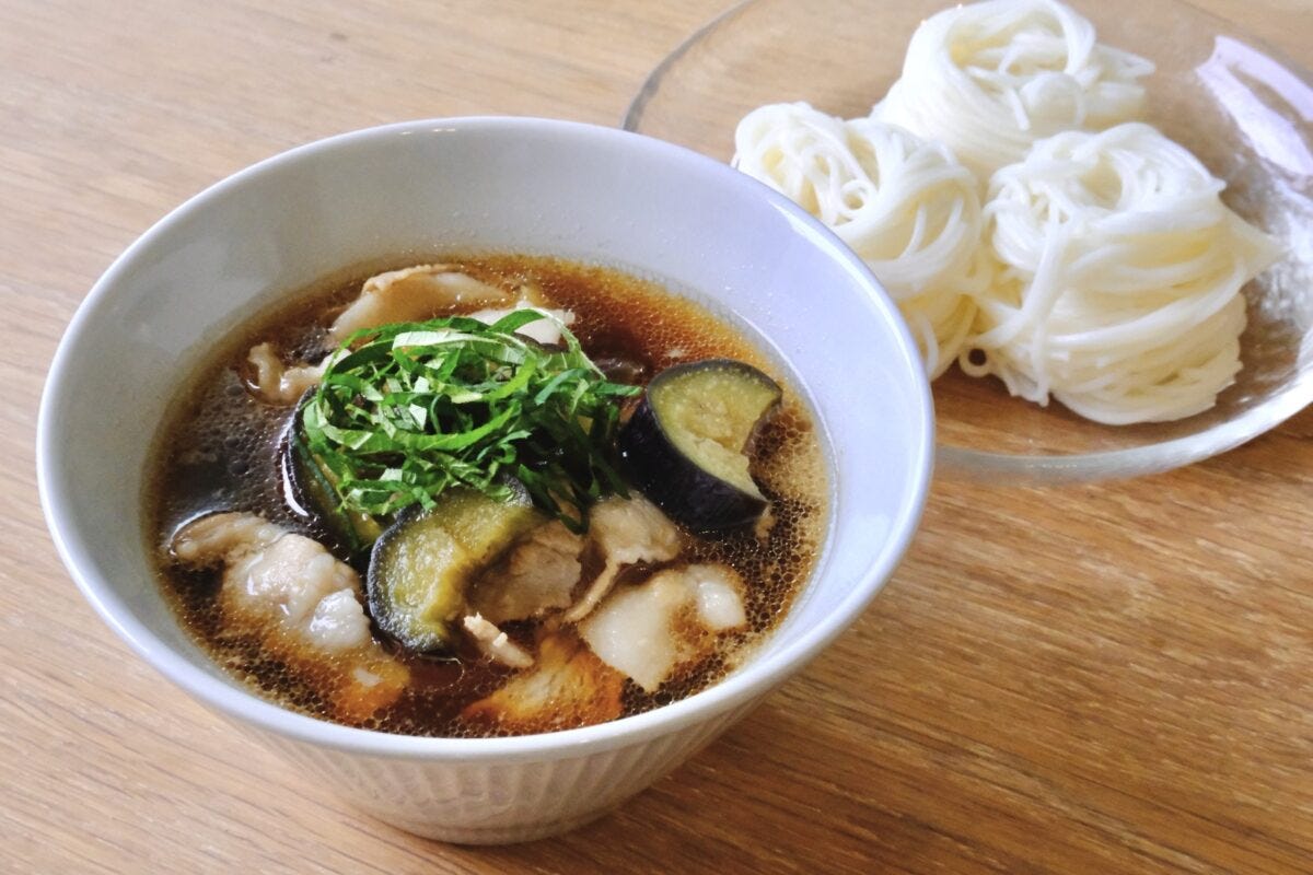 加藤綾菜　豚ナスそうめん
