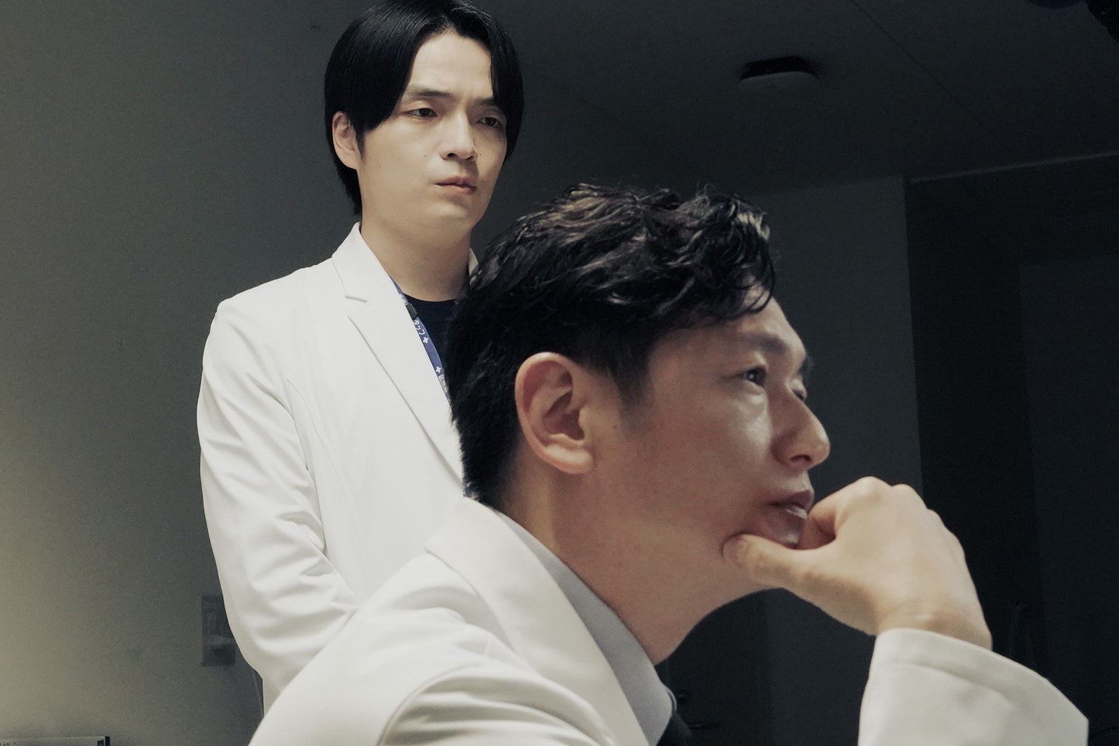 岡山天音、井浦新「アンメット ある脳外科医の日記」第7話より（C）カンテレ