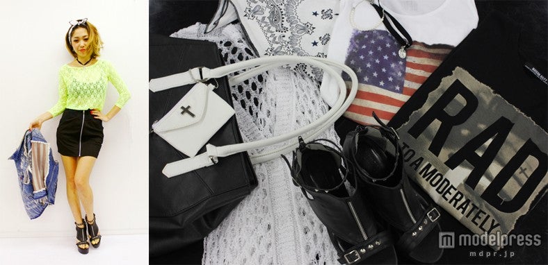 ディレクター・松尾エミナ氏着用「リメイクベスト付きコーデ豪華10点セット」コーディネート1