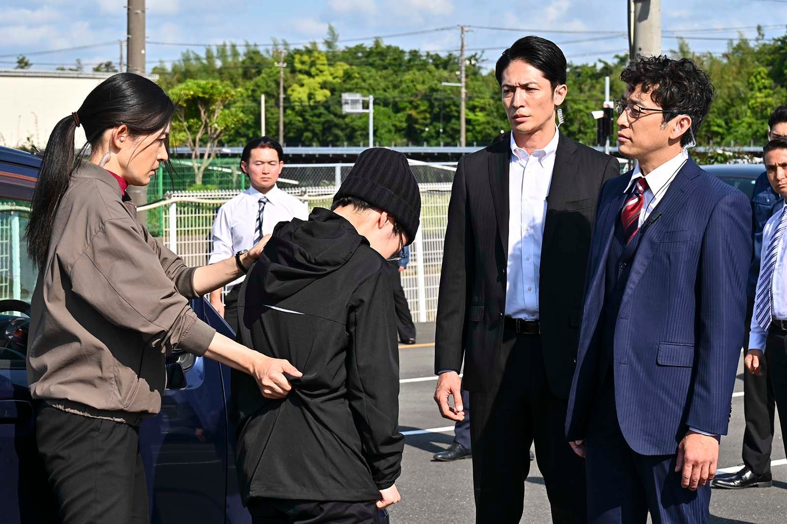 山田キヌヲ、藤間爽子、玉木宏、迫田孝也 「マイファミリー」第9話より（C）TBS