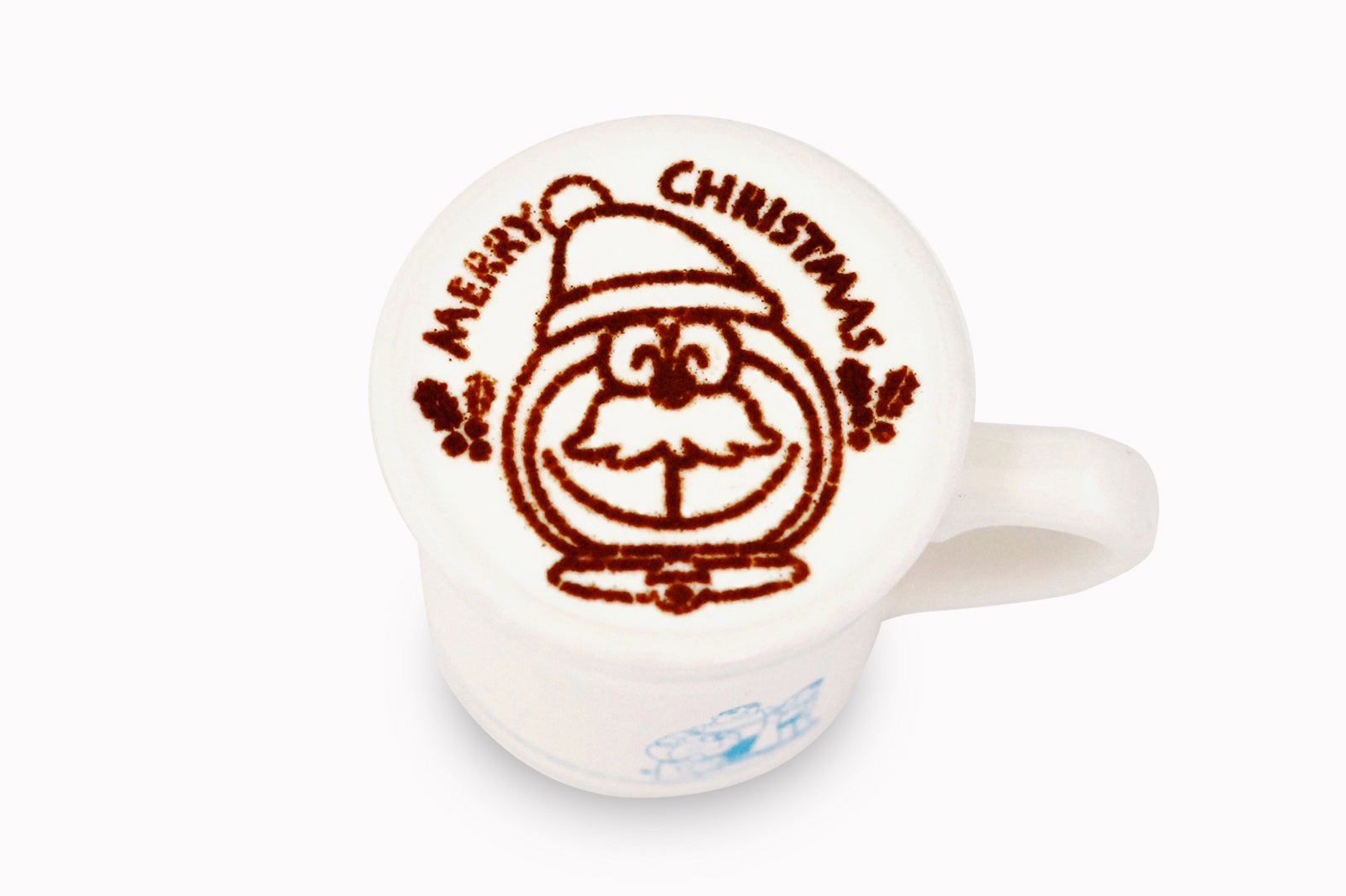 クリスマス限定ラテアート／画像提供：川崎市 藤子・F・不二雄ミュージアム