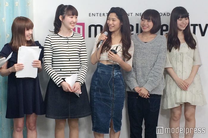 Re:ガールズ(左から)愛内みさ、福井有彩、ayumi、千畝あずみ、白石柚月