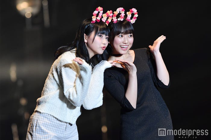 田中美久、矢吹奈子 (C)モデルプレス