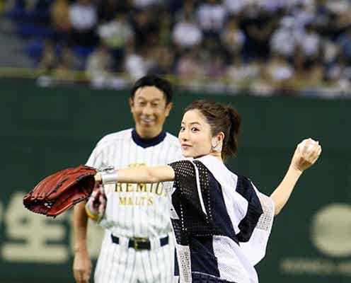石原さとみ、ノーバンでガッツポーズ「初めてでした」