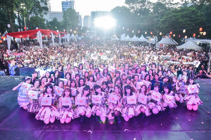 イベントの様子(C)AKS/(C)JKT48 Project