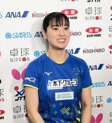 卓球 長崎美柚がアジア選手権切符獲得に笑顔「想像していなかった。驚きの気持ち」