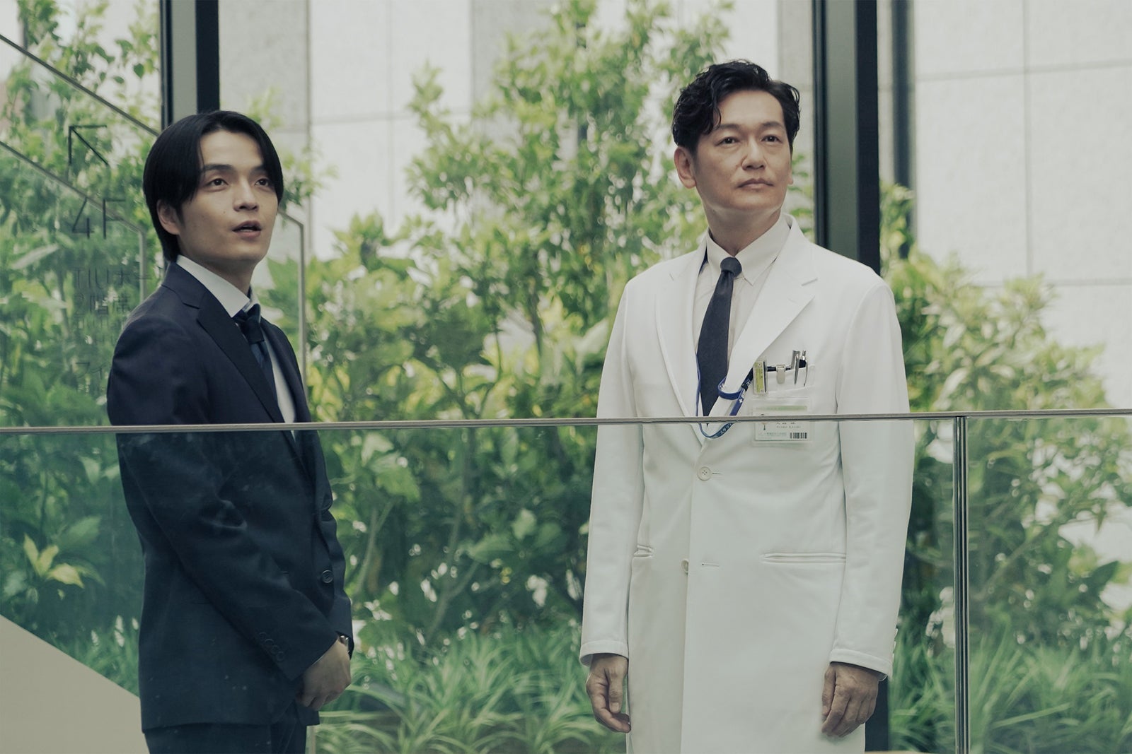 岡山天音、井浦新「アンメット ある脳外科医の日記」第9話より（C）カンテレ