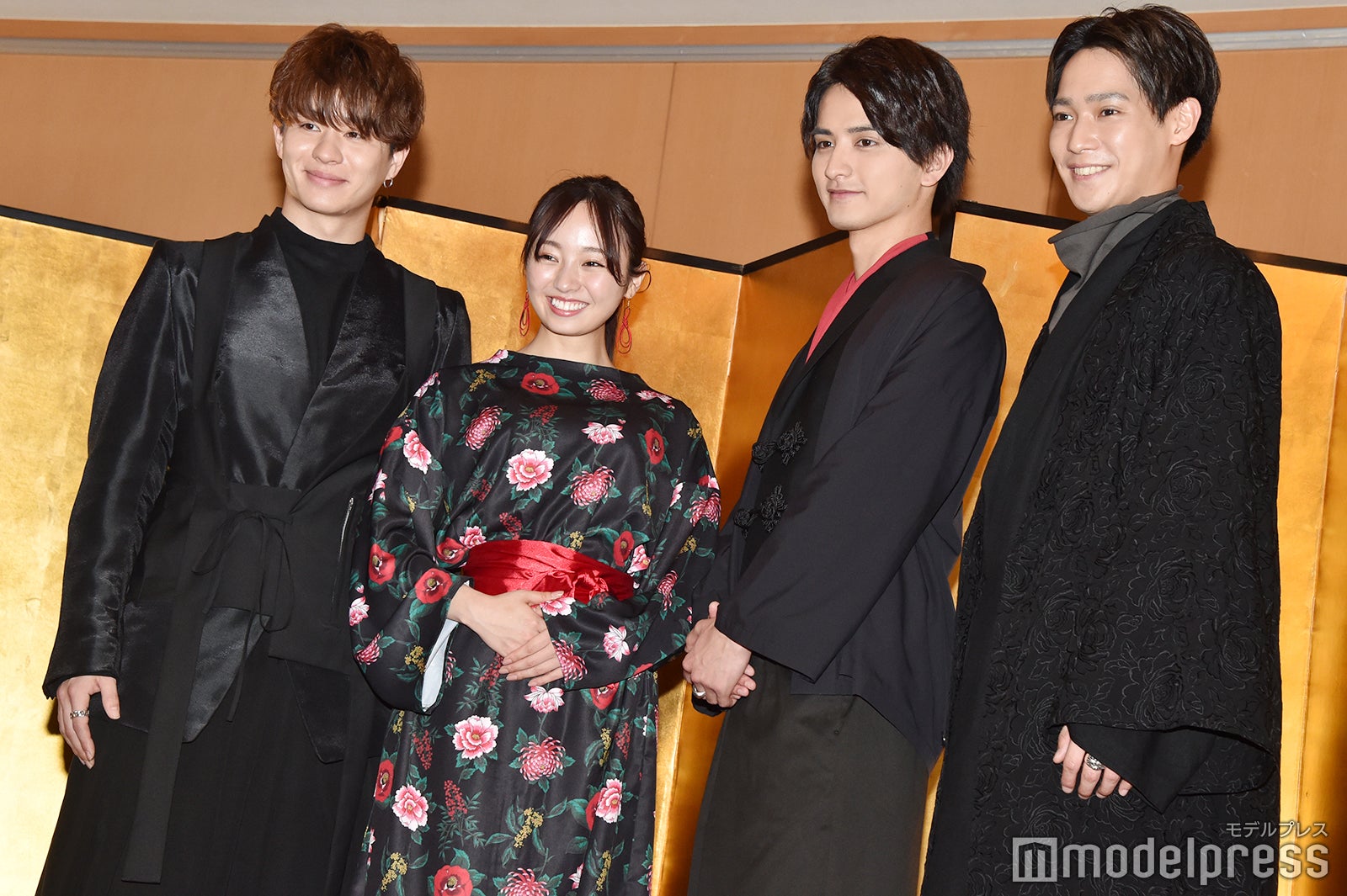 （左から）高橋龍輝、今泉佑唯、瀬戸利樹、味方良介 （C）モデルプレス